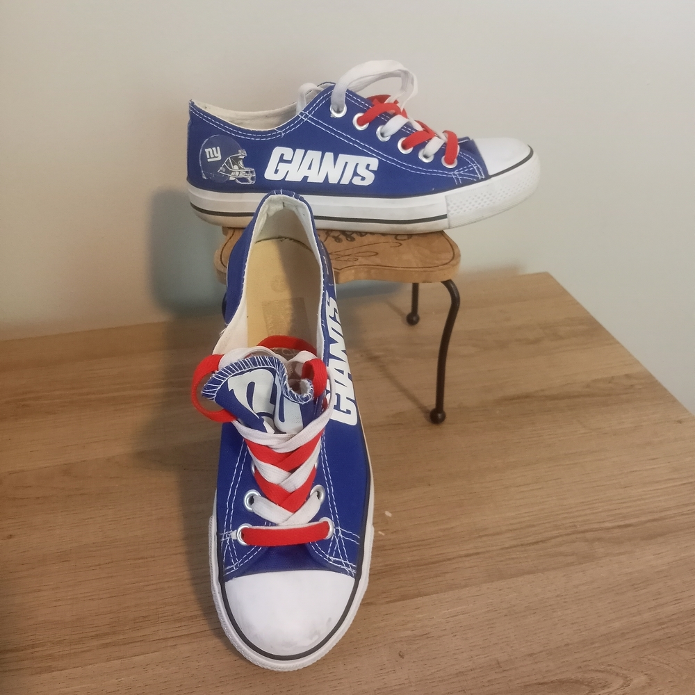 Compass Brand New York Giants Like Converse Sneakers ~ Free Shipping! ☆